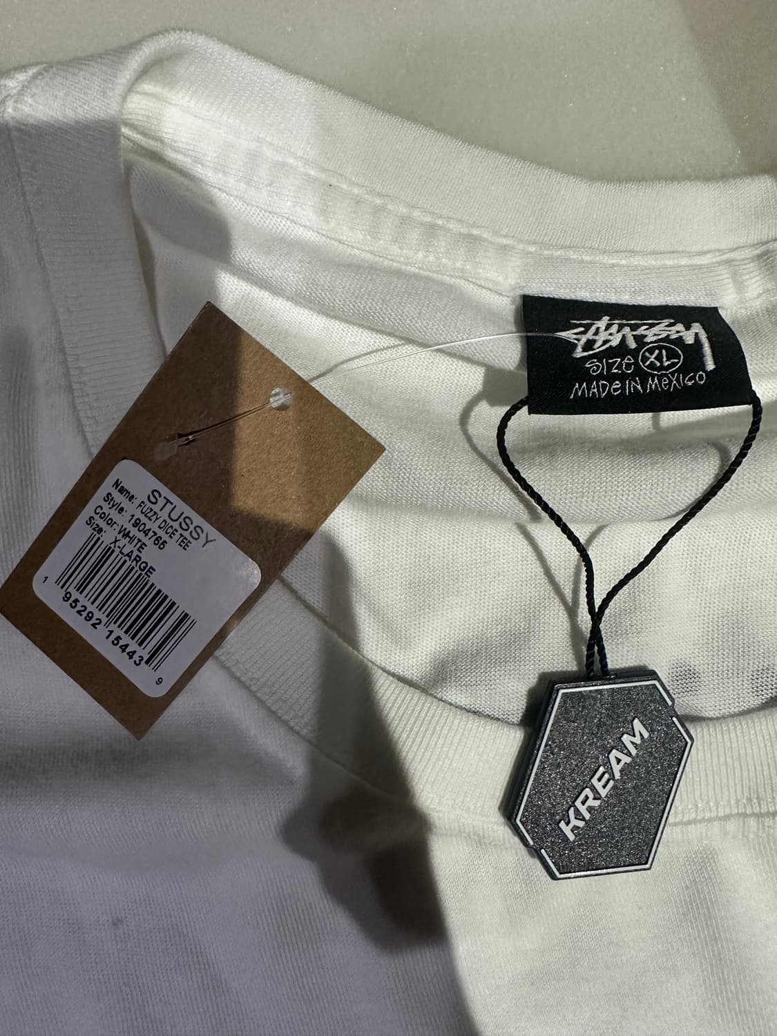 스투시 퍼지 다이스 반팔티 화이트 XL사이즈 팝니다 상품이미지6