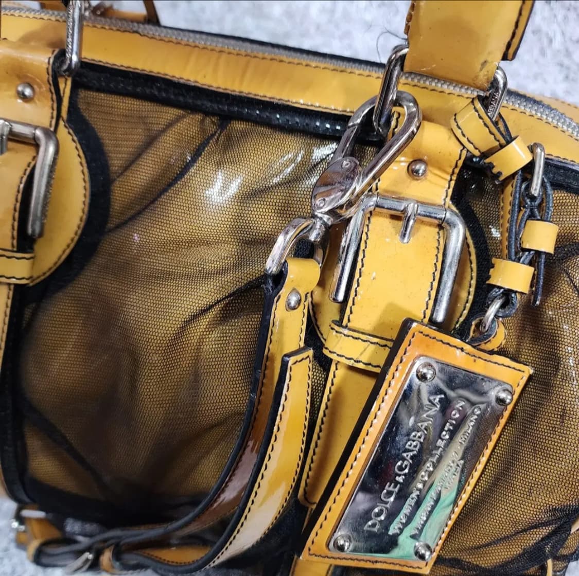 돌체앤가바나 에나멜백 토트백 숄더백 상품이미지7