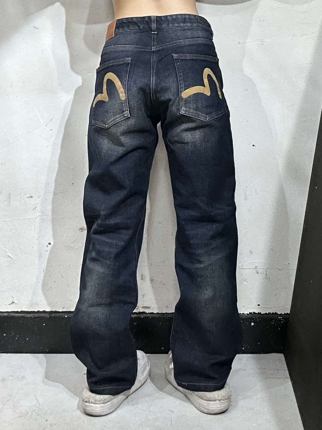 에비수 진청 다이콕 와이드 데님 팬츠 청바지 상품이미지1