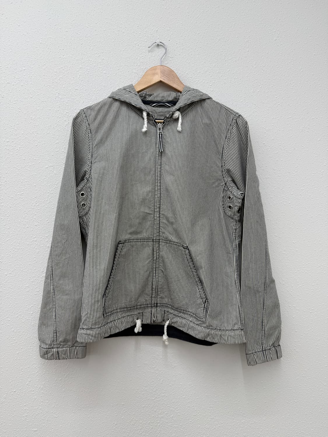 빈티지 GAP 갭 히코리 스트라이프 후드 집업 자켓 상품이미지3
