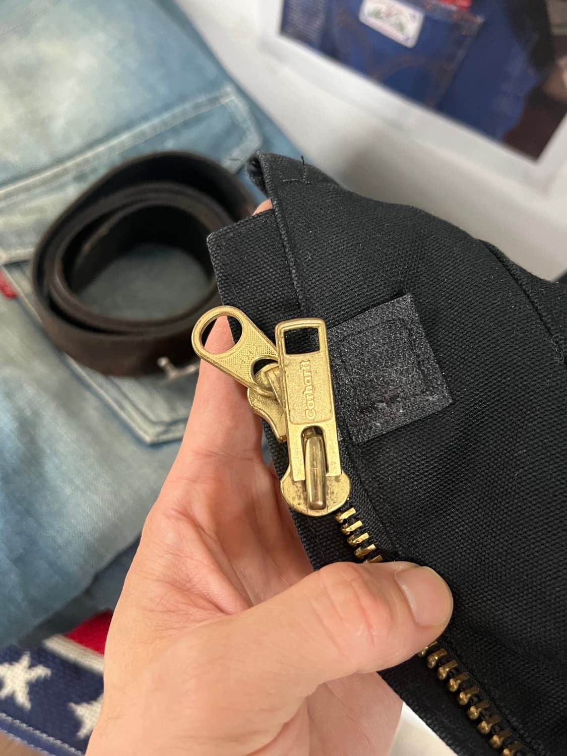 Carhartt USA 칼하트 C03 레귤러 워크 자켓 상품이미지6
