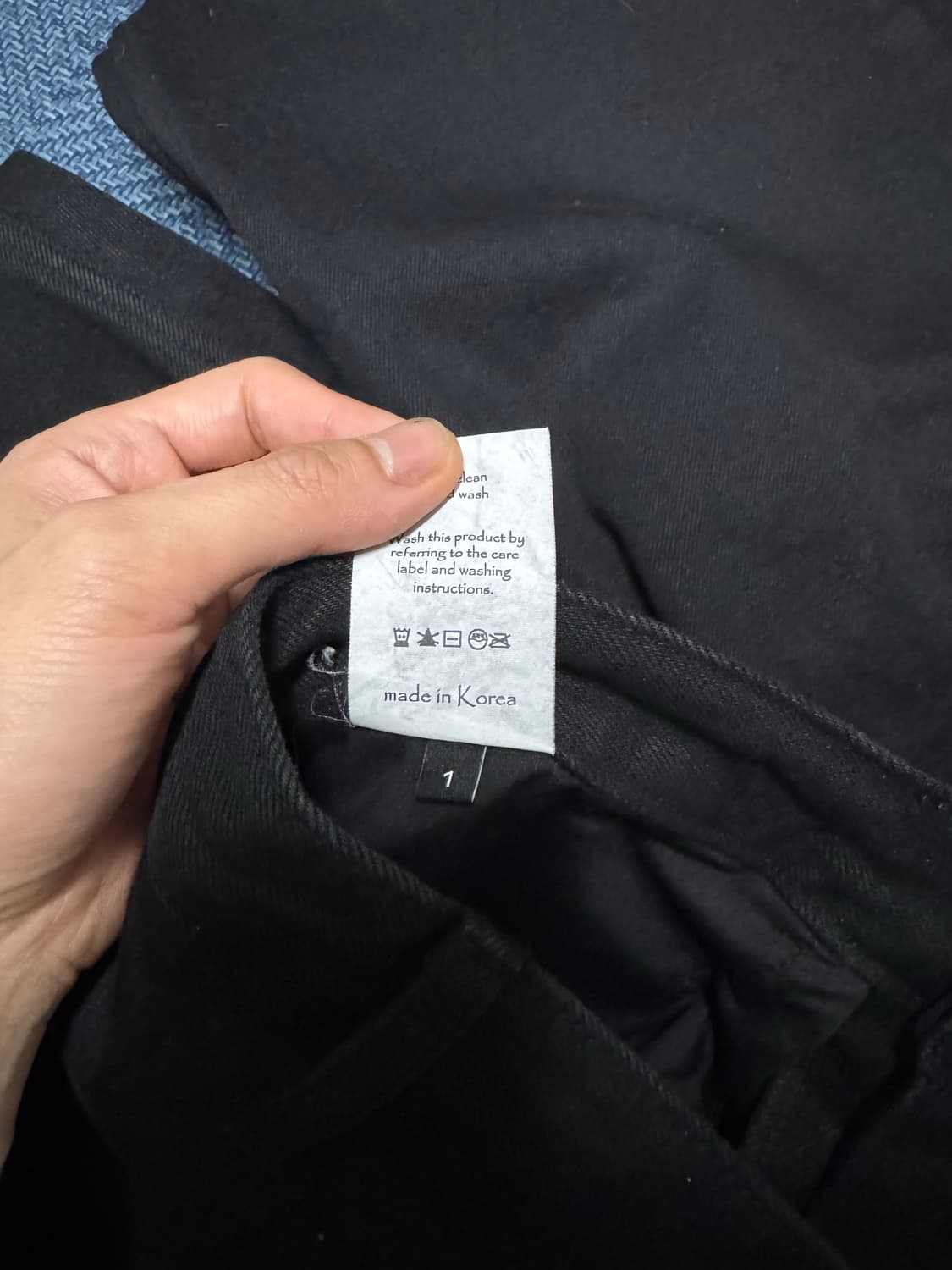 emostanceclub 레더 패치 플레어진 상품이미지3