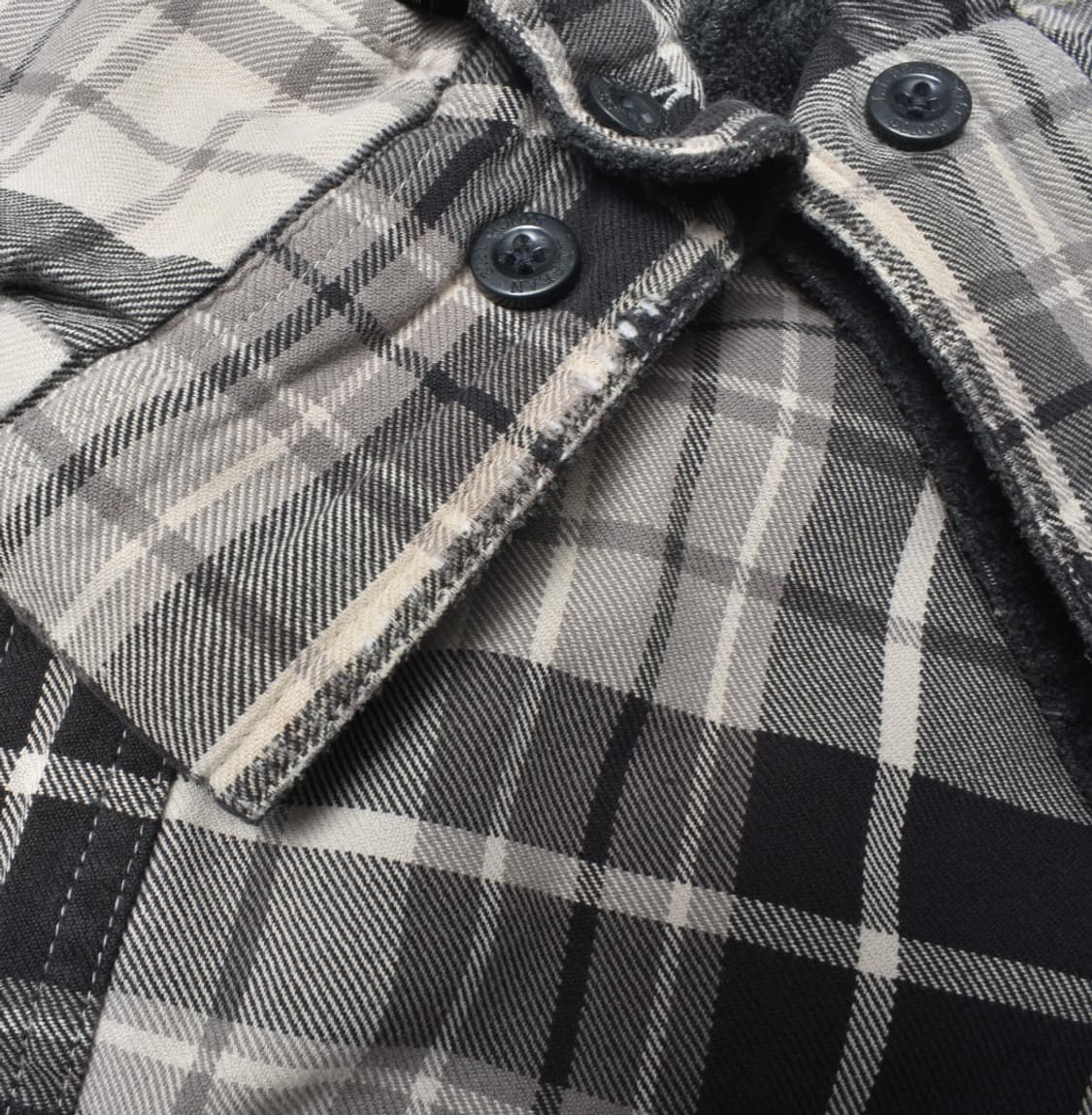 엘엘빈 안감 후리스 체크 셔츠 남방 XL N0743 상품이미지7