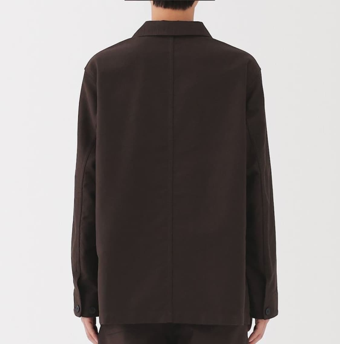 무인양품 muji 케이폭 혼방 몰스킨 워크자켓 xl 상품이미지4