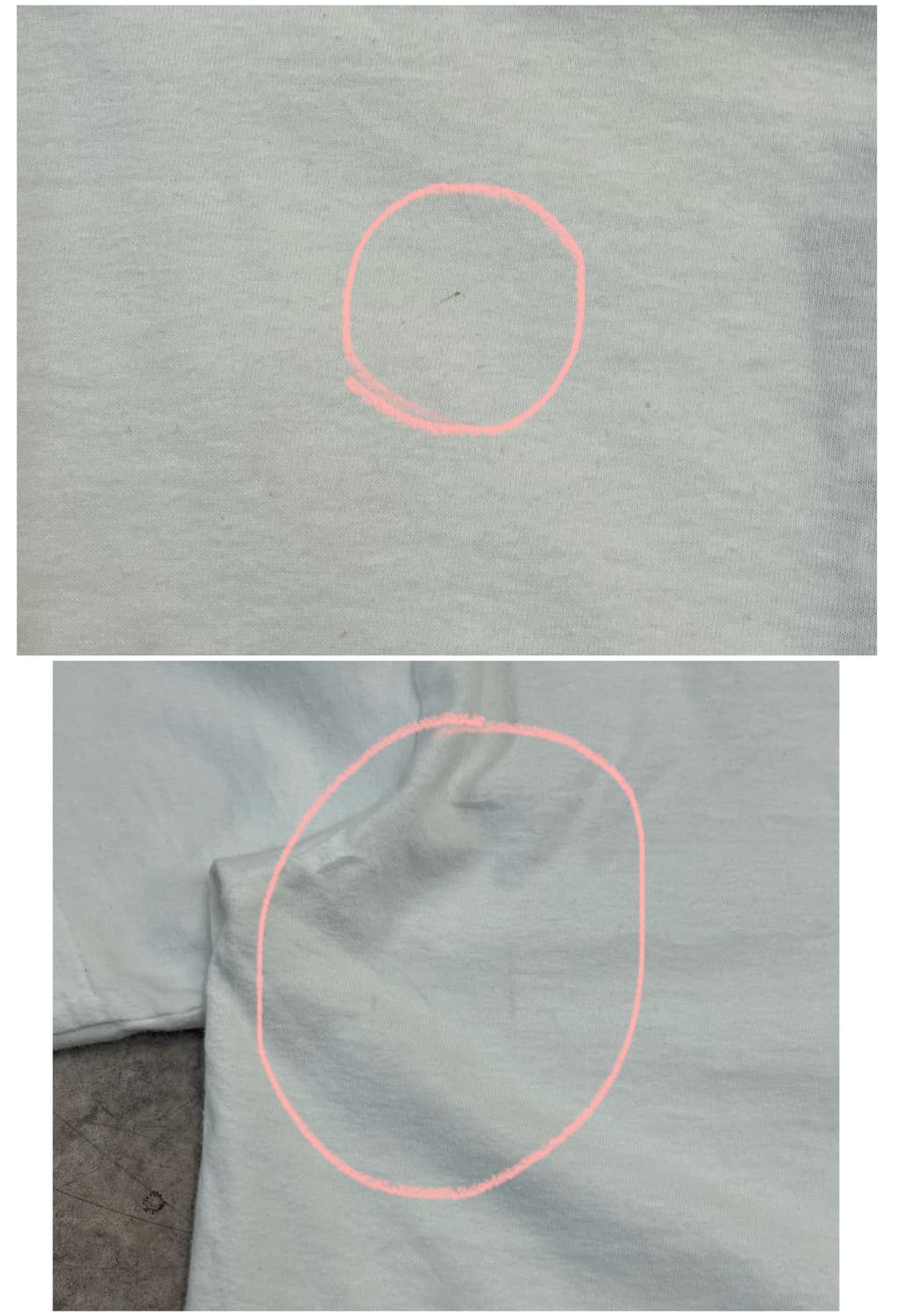 꼼데가르송 레드 하트 와펜 반팔티 화이트 L #csz3478 상품이미지9