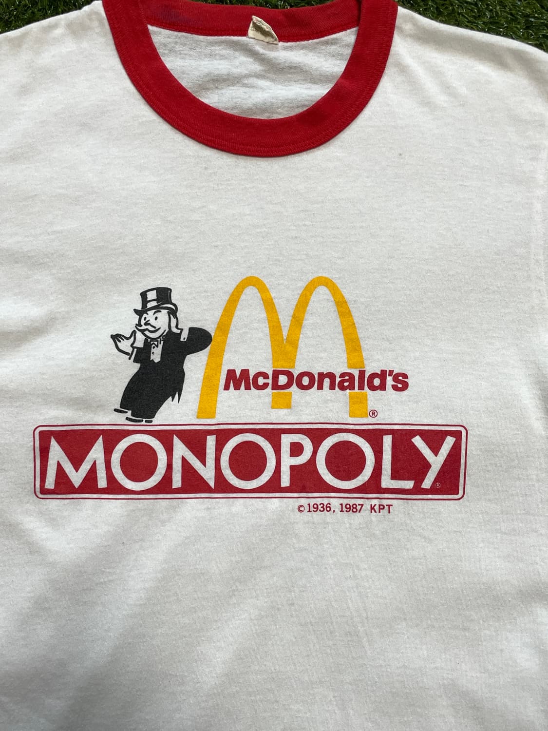 80s 빈티지 맥도날드 모노폴리 티셔츠 상품이미지2