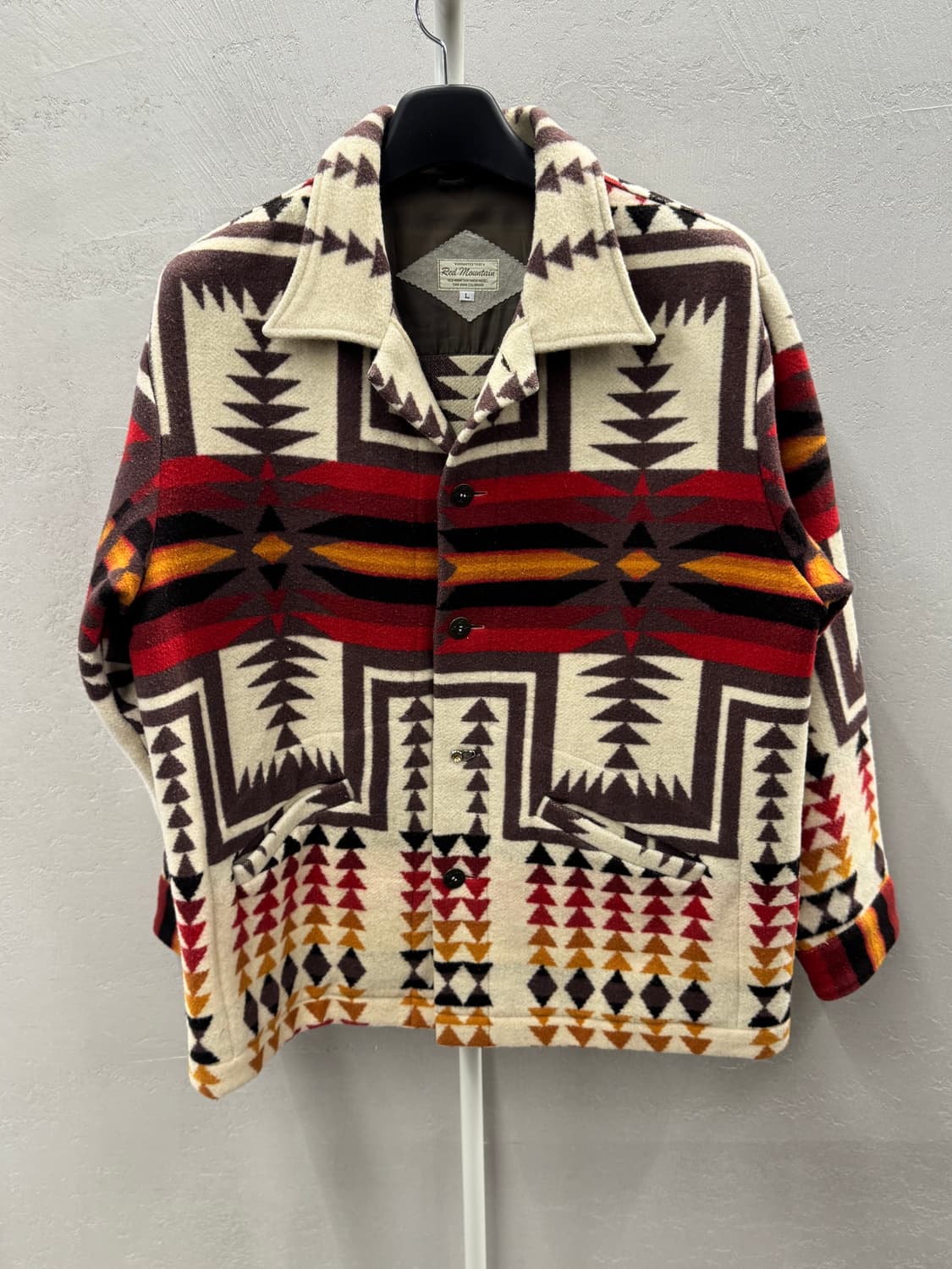 Red Mountain 나바호 패턴 울 셔츠 자켓 L 상품이미지2