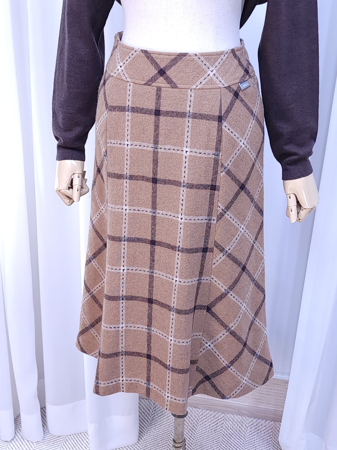 에이글 체크스커트 상품이미지3