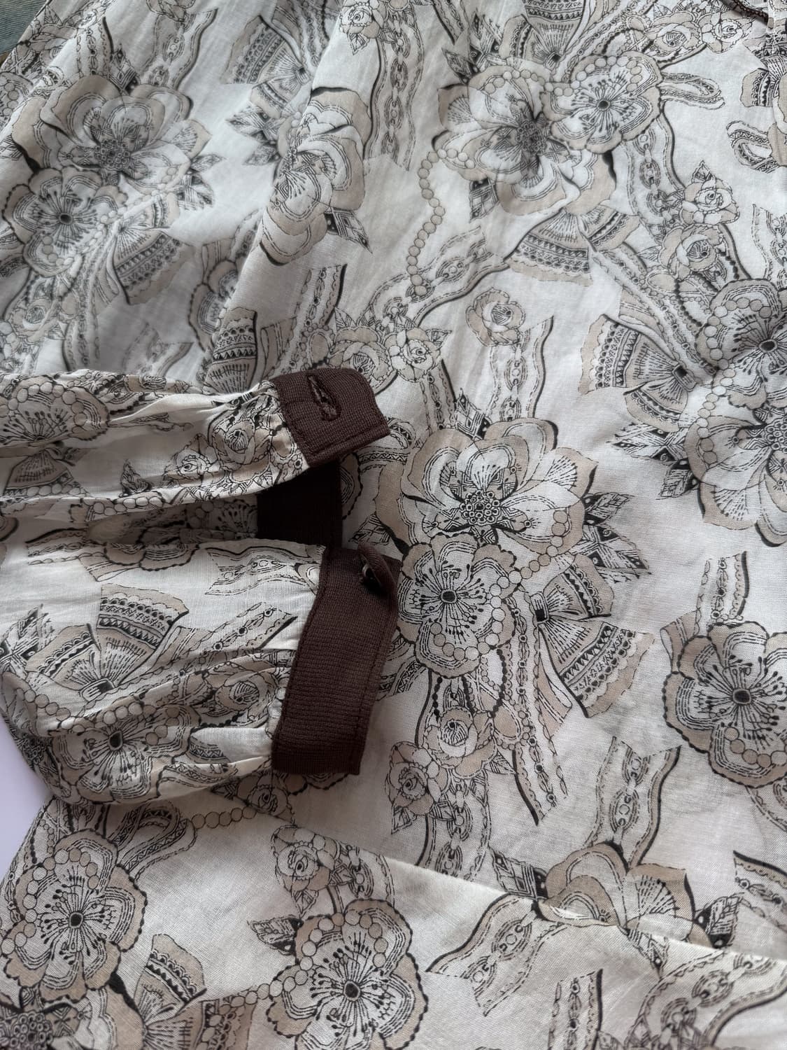 Floral Pattern Blouse 0292 상품이미지5