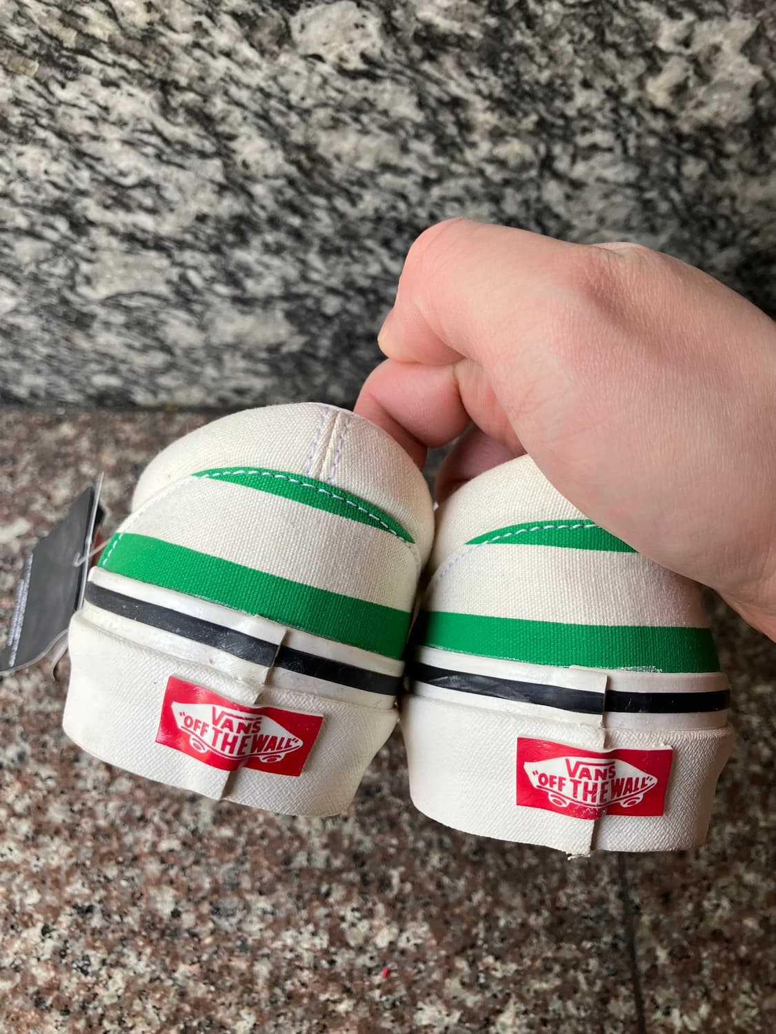 [새상품] 반스 애너하임 슬립온 스트라이프 그린 245 상품이미지3