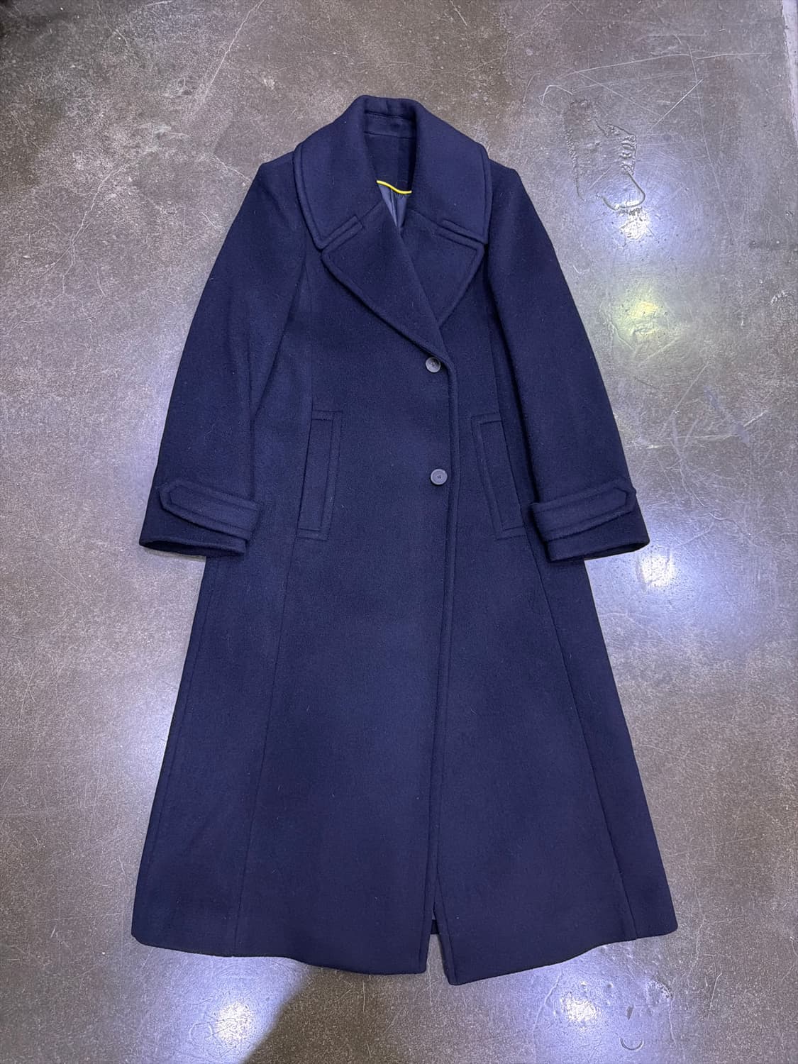 11AM 네이비 클래식 울 롱 코트 S 상품이미지2