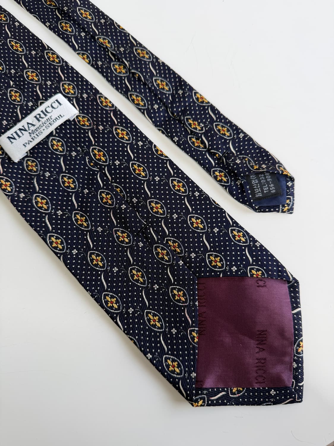 니나리치(Nina ricci) 실크 넥타이 9.3cm 상품이미지5