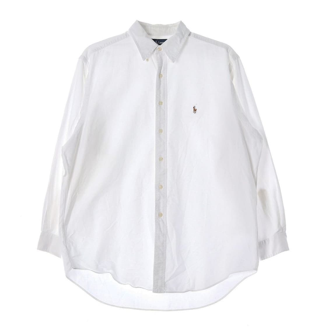 폴로 랄프 로렌 90's YARMOUTH 코튼 화이트 셔츠 (남성 오버핏 상품이미지1