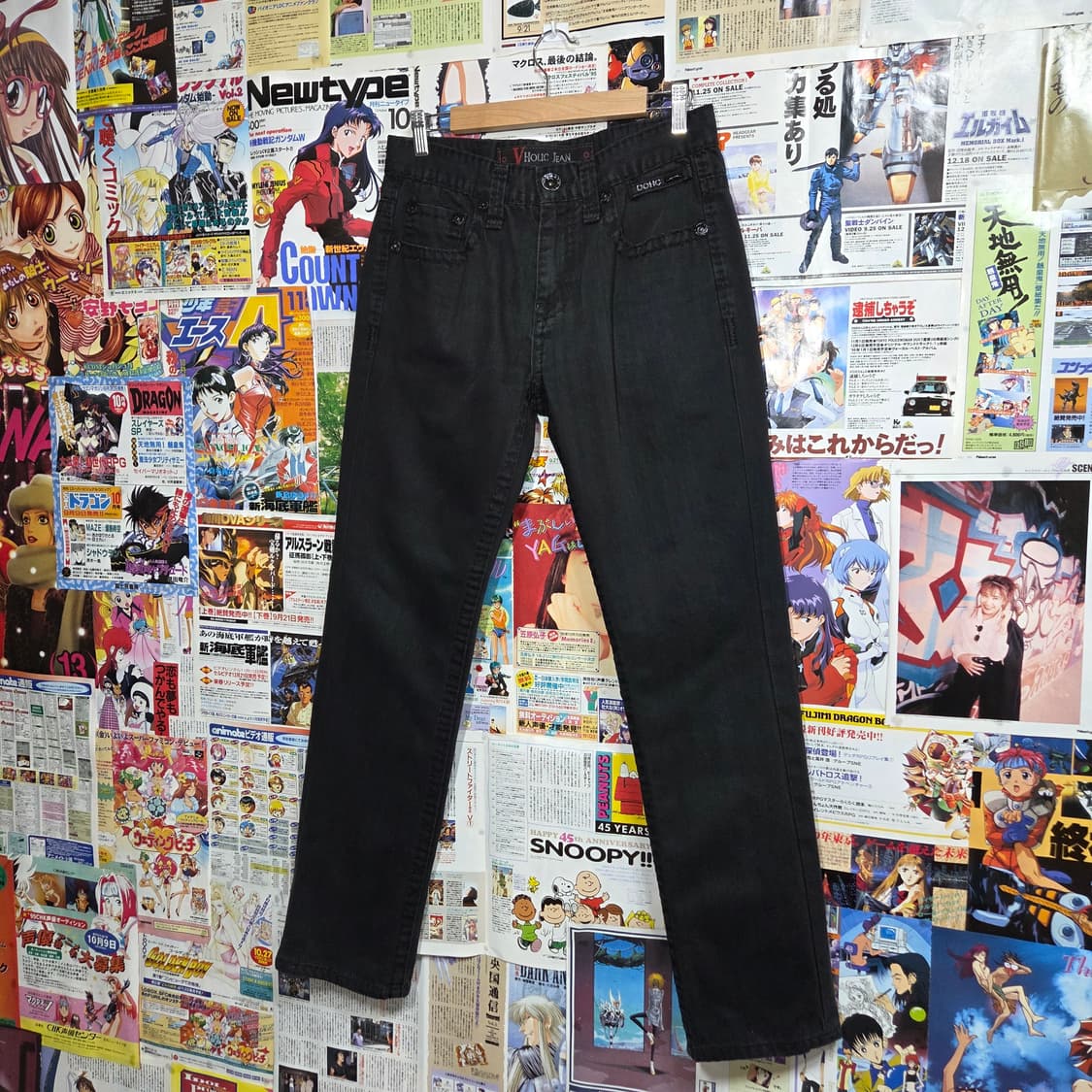 DOHC 락시크 펑크 스터드 블랙 코튼 팬츠 상품이미지6