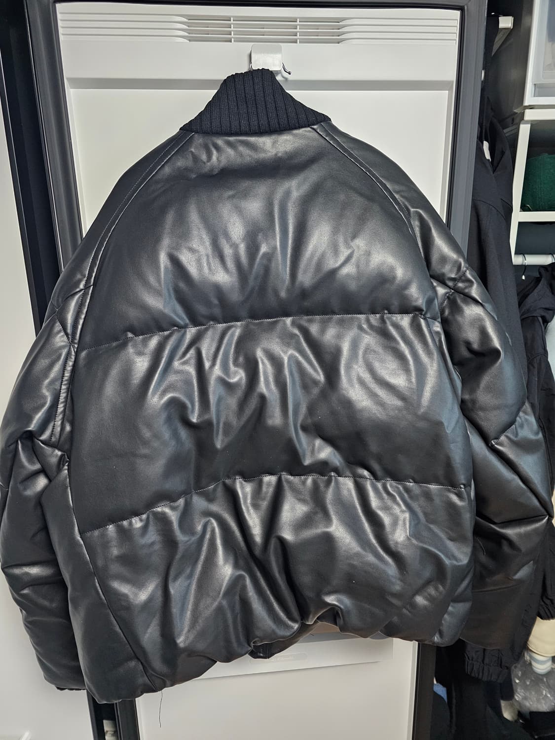 송지오 바이어스컷 레더 바시티 48 상품이미지2