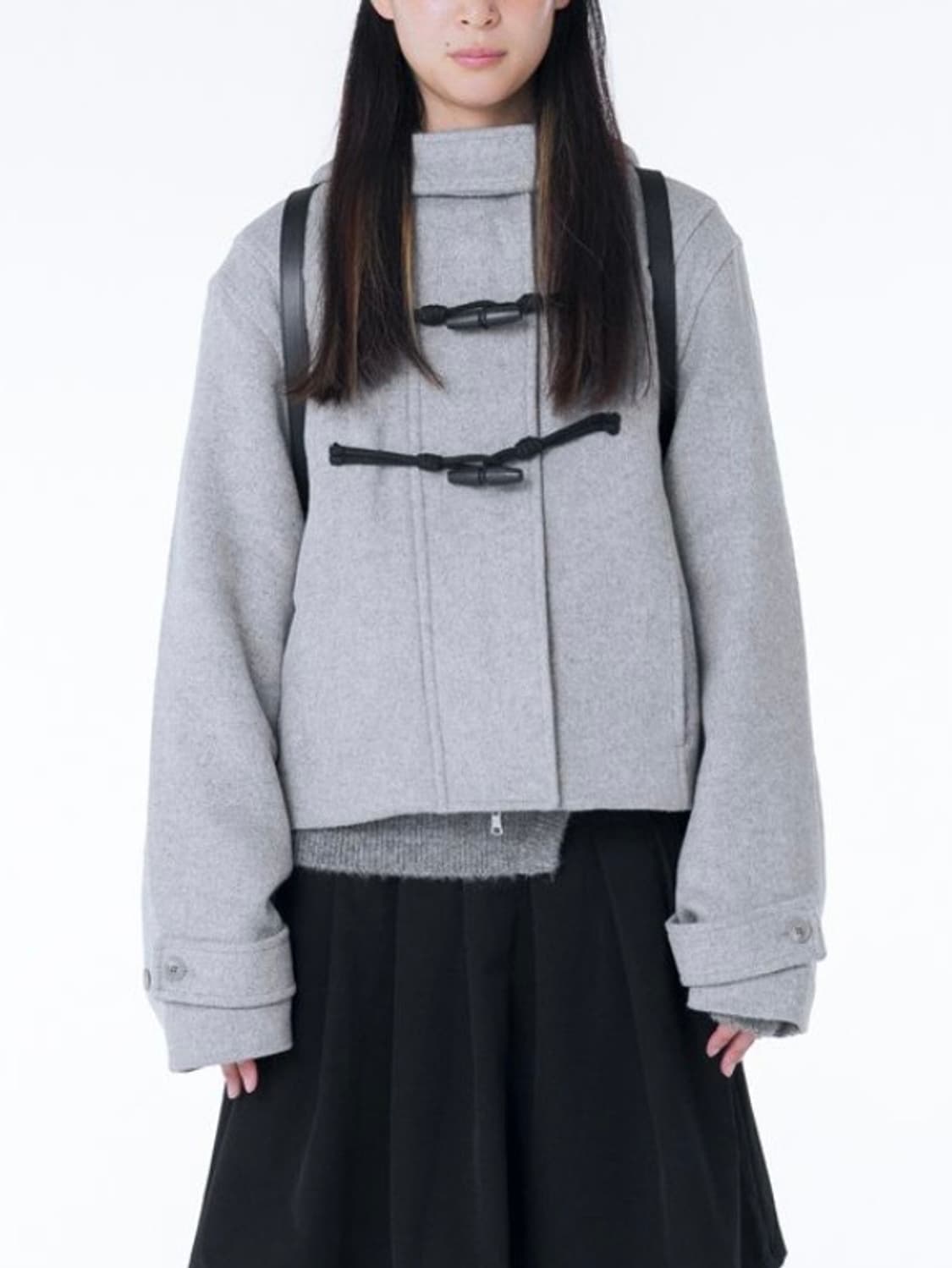 미세키서울 더플코트 떡코 그레이 상품이미지2