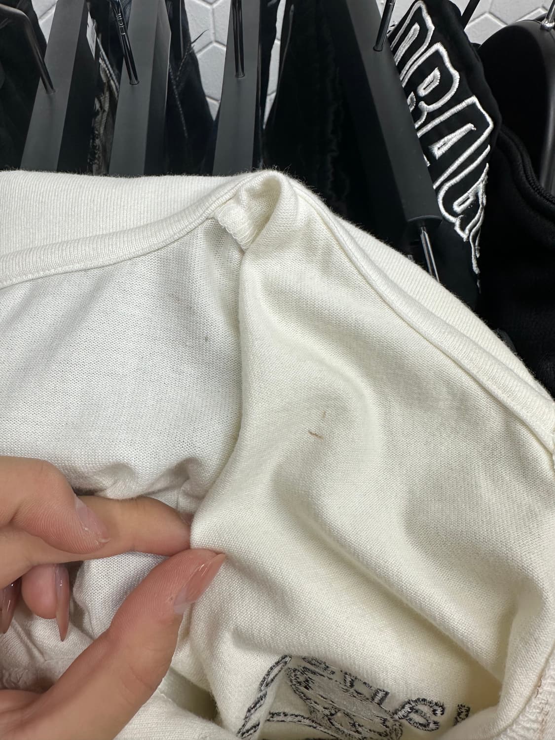 밴슨 레더 큐빅 스컬 PK 티셔츠 상품이미지6