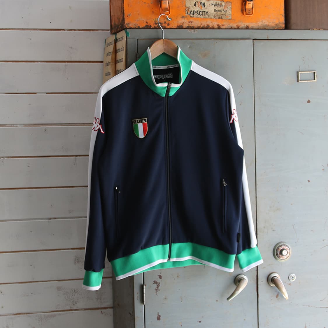 (착용컷) Kappa 이탈리아 트랙 자켓 (남성용 M) 상품이미지2