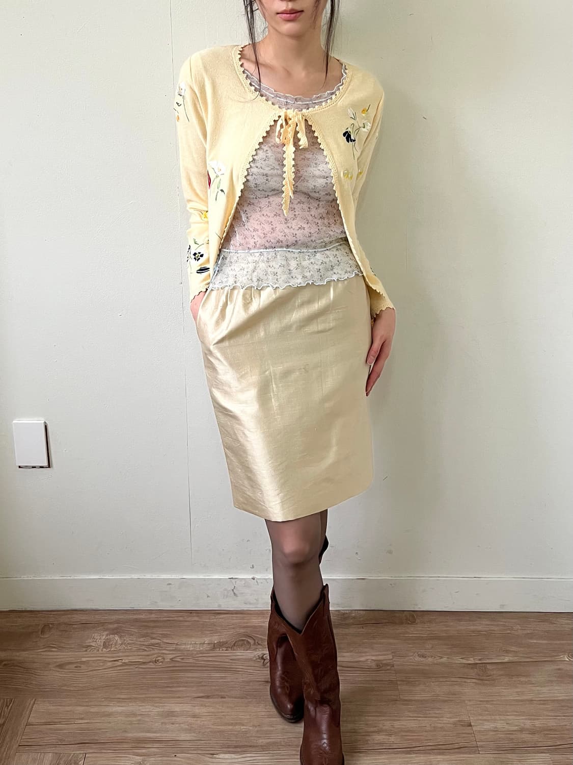 Sonia Rykiel 플라워 자수 가디건 상품이미지7