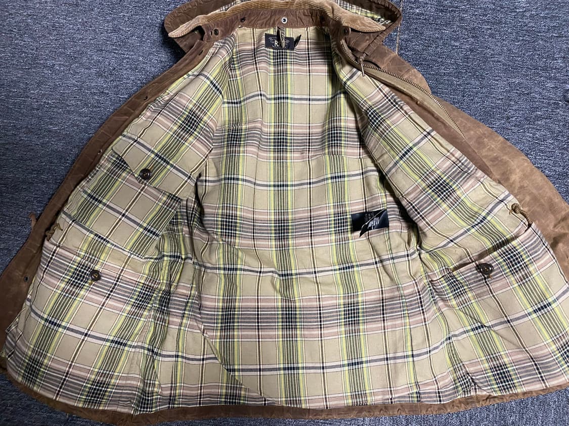 [명작] RRL Collins oilcloth jacket 왁스 자켓 상품이미지7