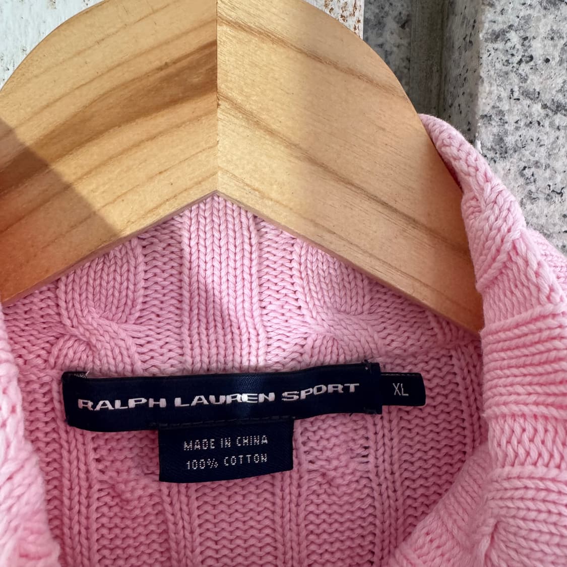 폴로 포니 로고 케이블 니트 집업 상품이미지9