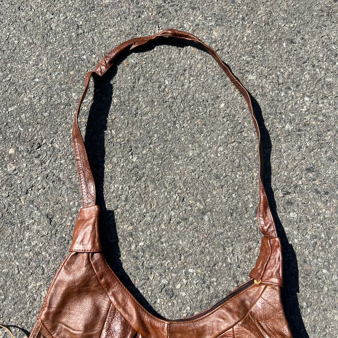 웨스턴 레더 프린지 백 상품이미지3