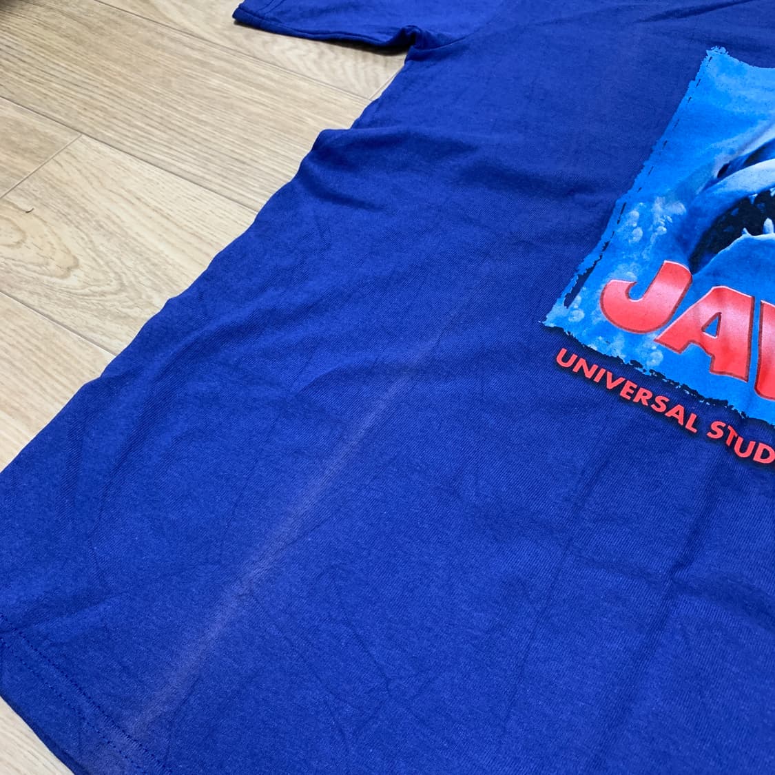 M)2000 초판 유니버셜 스튜디오 재팬 jaws 죠스 티셔츠 상품이미지6
