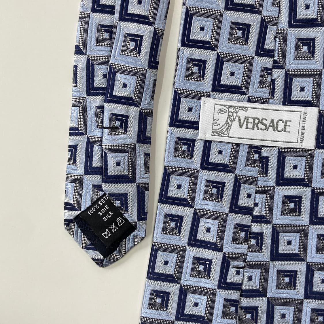 Versace 베르사체 심플로고 정품 명품 넥타이 상품이미지6