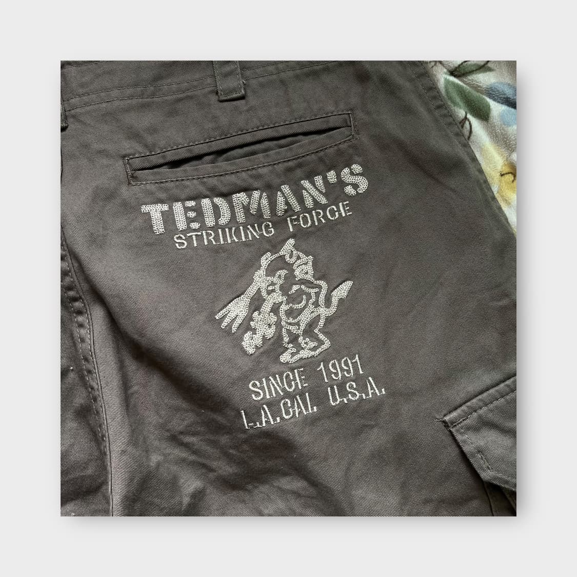 Ted Company . 엠브로이드 카고 쇼츠 상품이미지3