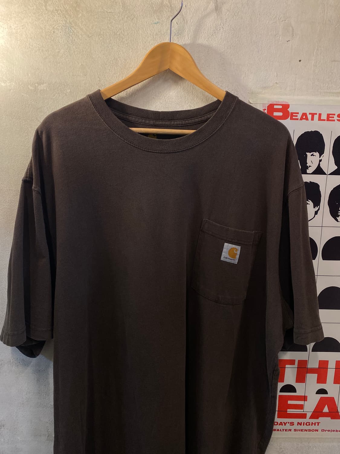 칼하트 백프린팅 티셔츠 2XL 브라운 상품이미지2