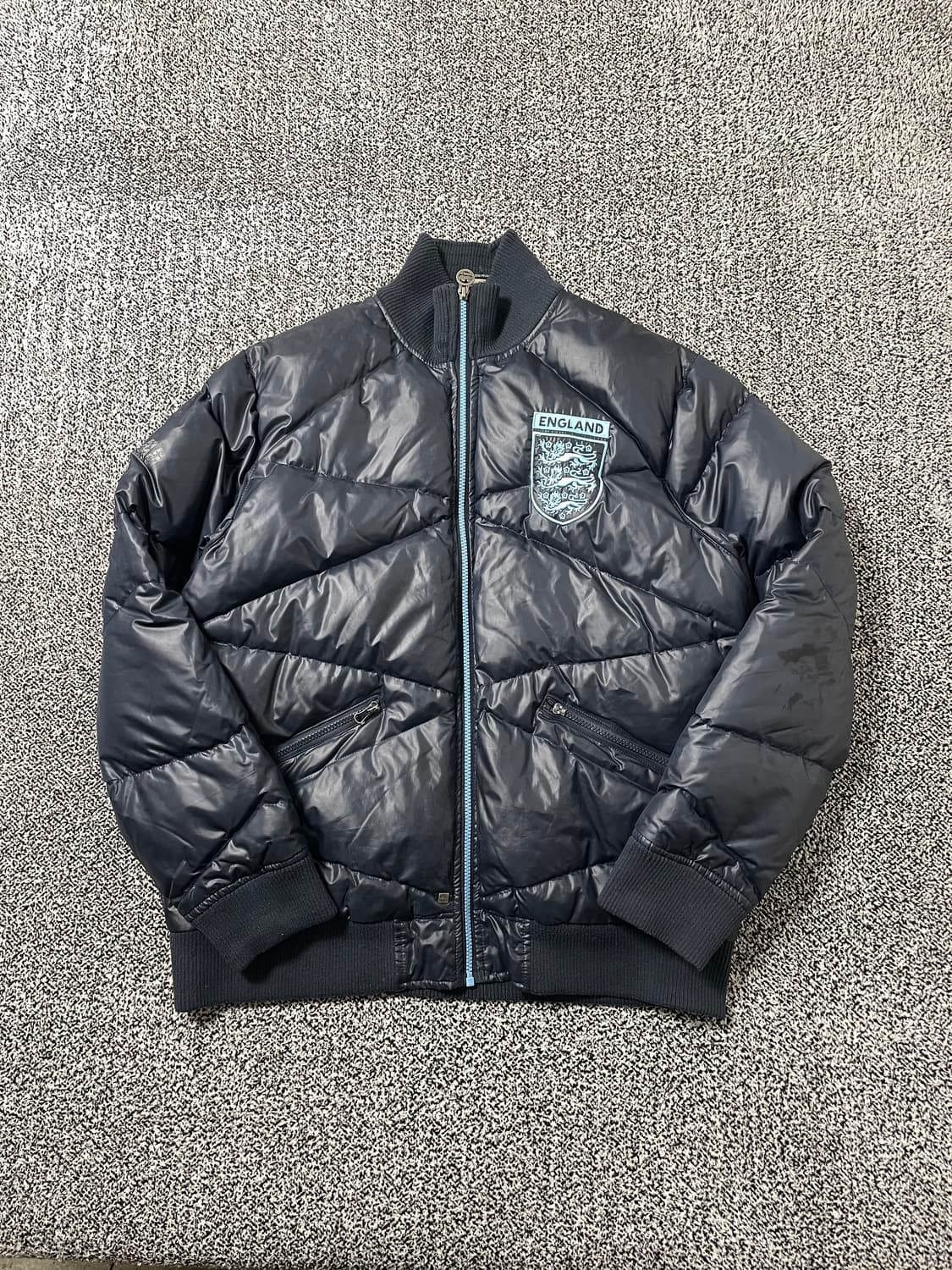 빈티지9. 엄브로 잉글랜드 국대 올드스쿨 쓰리라이언 경량 패딩 푸퍼 상품이미지1