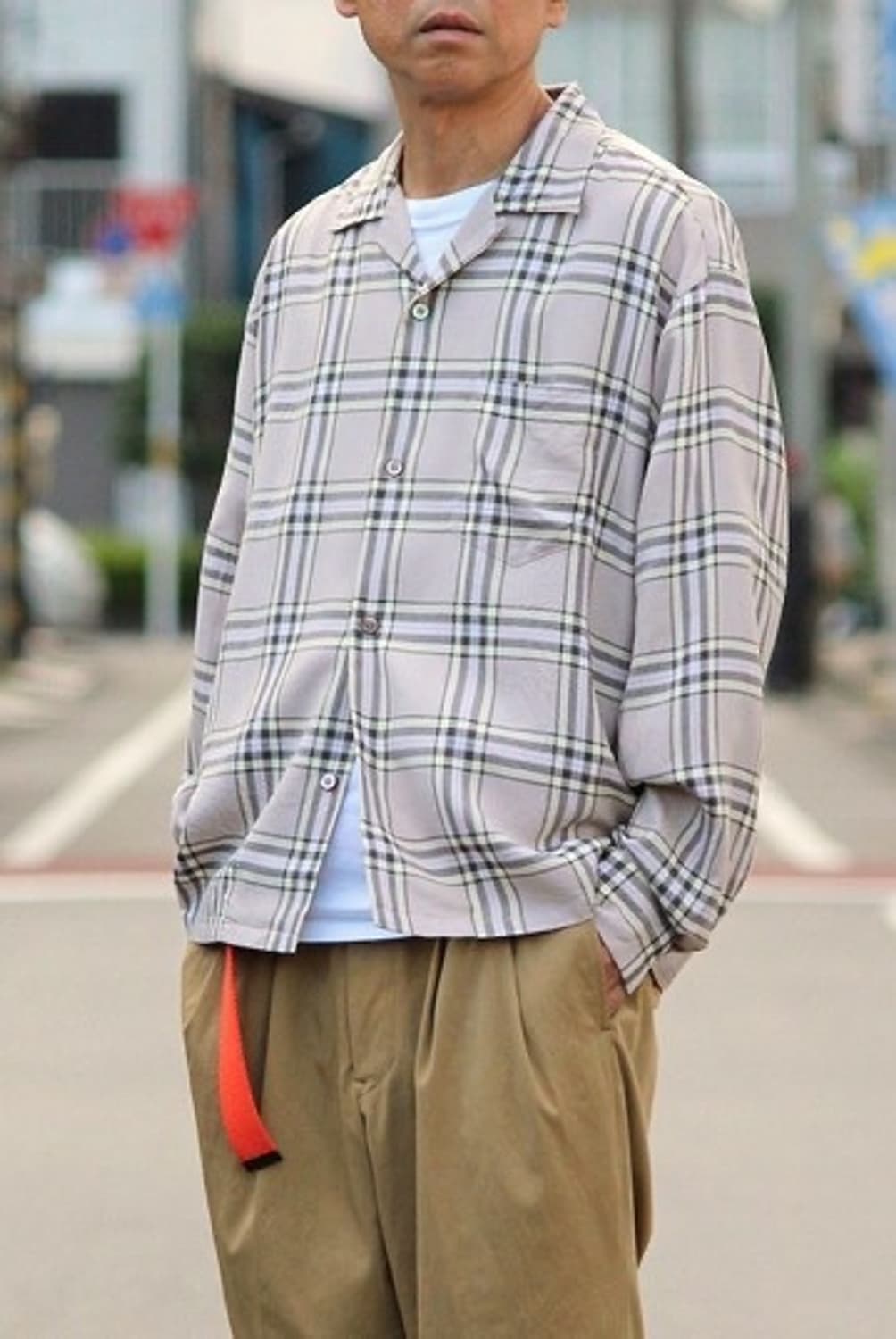 UNUSED Check Rayon Shirt 상품이미지2