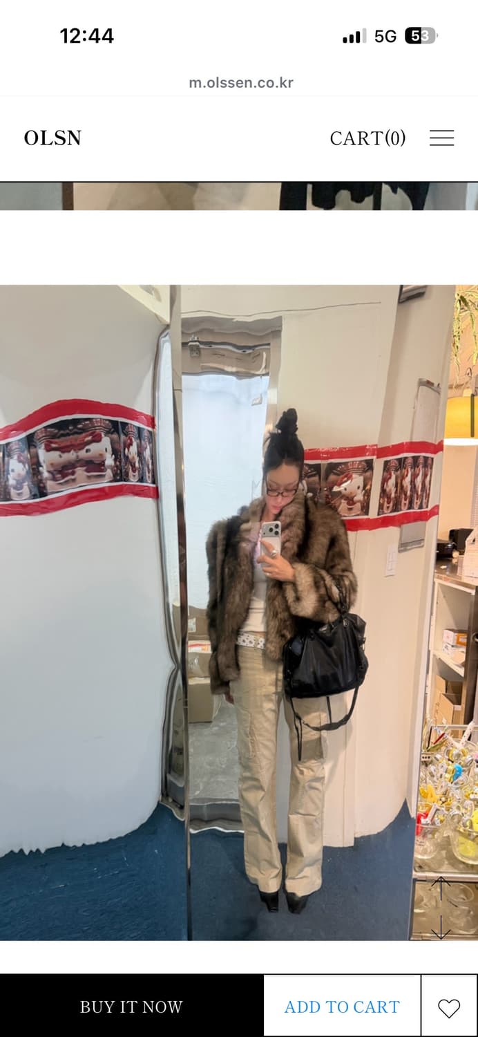 올슨워시드 슬림 카고 팬츠 (새상품) 상품이미지4