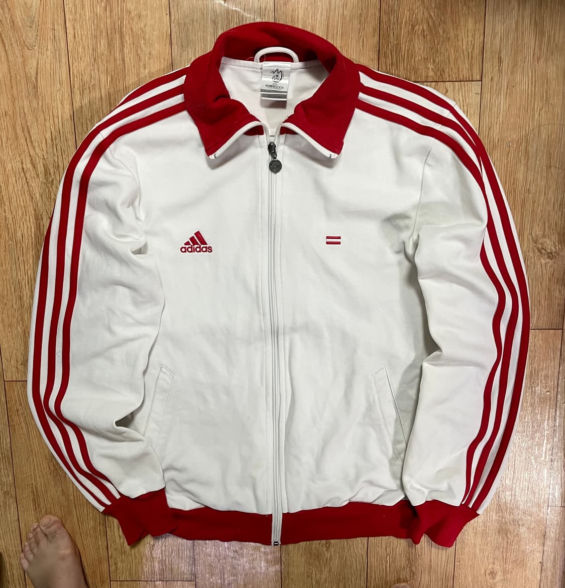 아디다스 코르도바 오스트리아 져지 흰빨 트랙탑 대장 화이트 자켓 100 상품이미지1