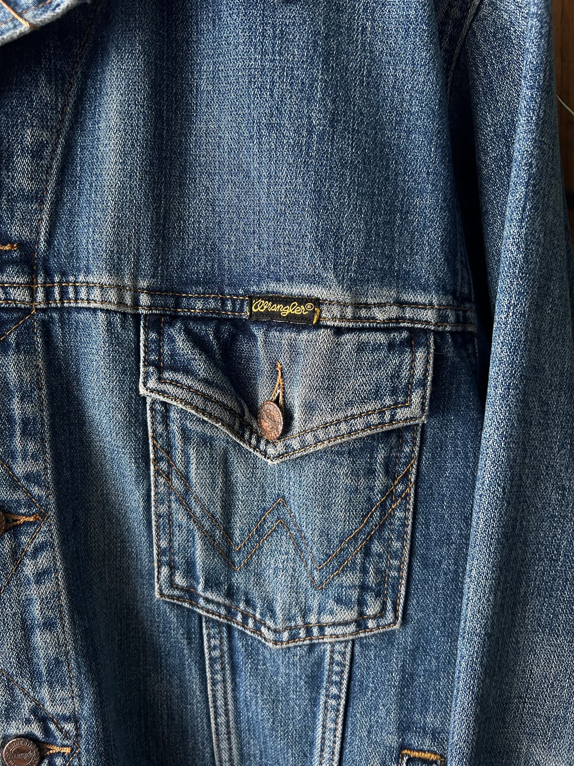 [L]Wrangler USA 랭글러 웨스턴 데님 트러커 자켓 상품이미지3