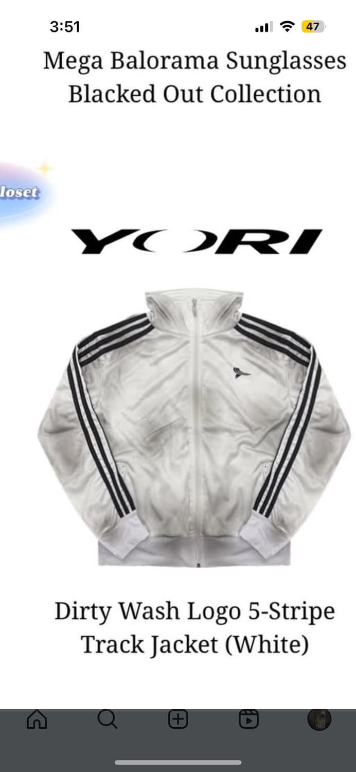 구매글) 요리스포츠 트랙 자켓 L사이즈 구매합니다 상품이미지1