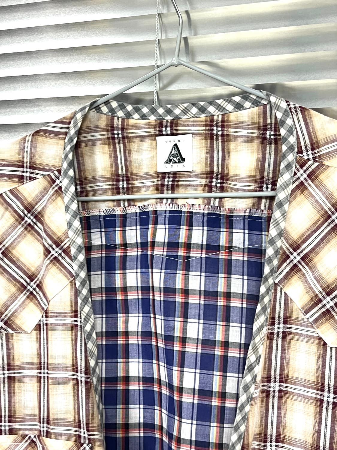 yuumi ARIA-REMAKE CHECK SHIRT 상품이미지5