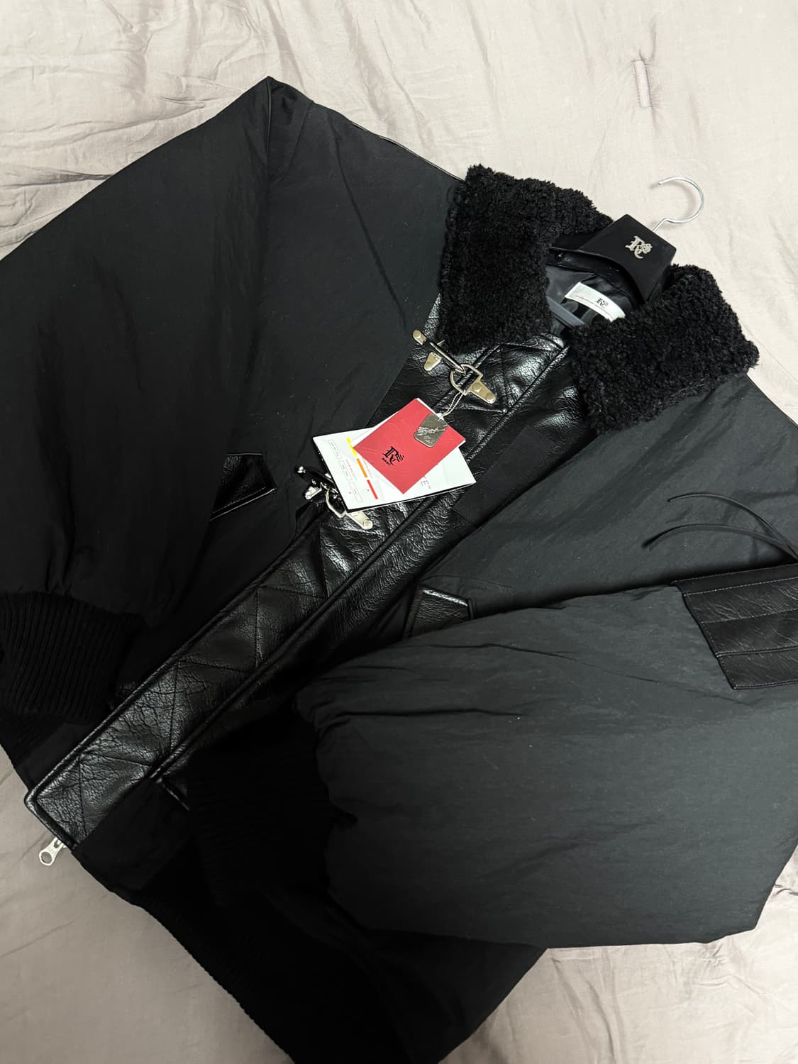 RSSC x 포그서비스 레더믹스 코튼 봄버 자켓 2 상품이미지8