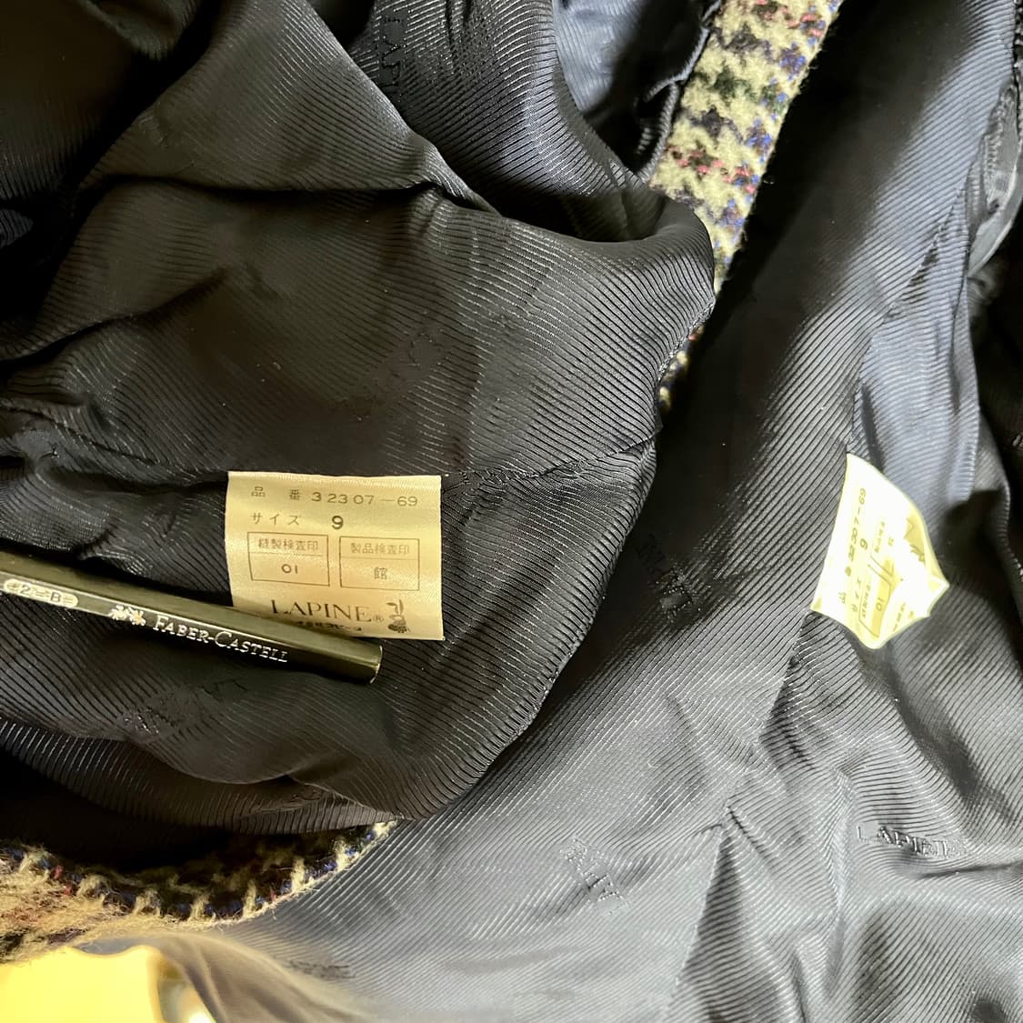 캐시미어 혼방 울 100% 정장셋업 일본산 고가브랜드 상품이미지9