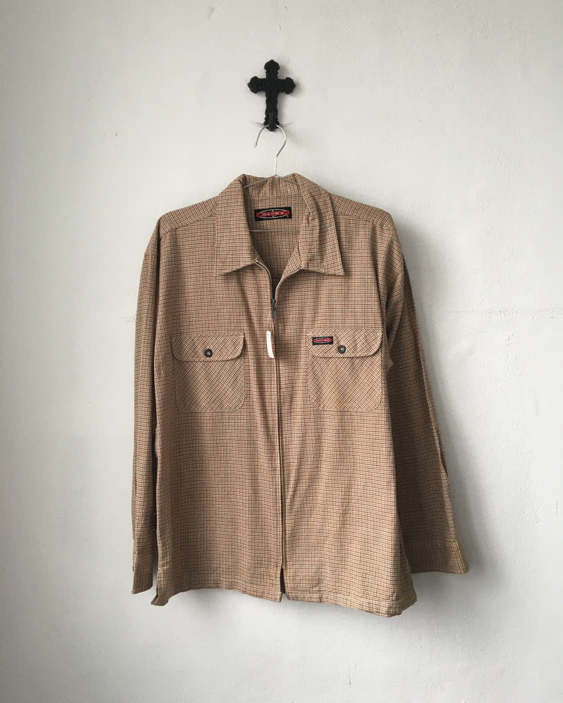 Check pattern zip up 상품이미지2