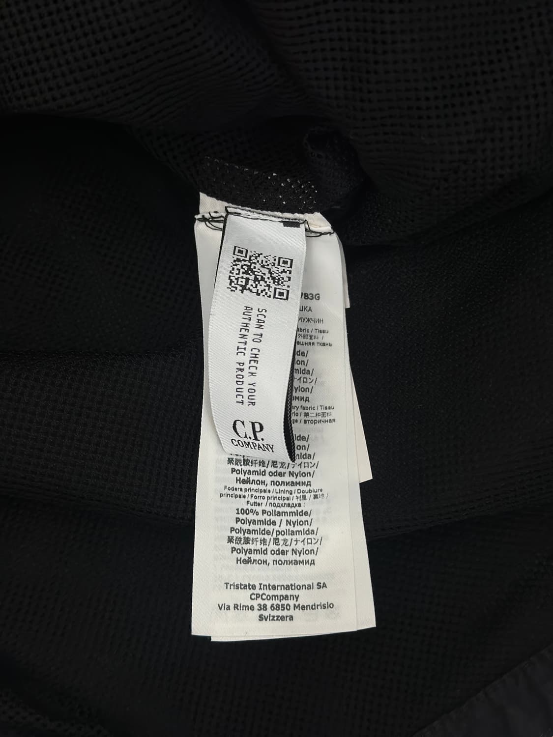 C.P컴퍼니 렌즈와펜 블랙 나일론 오버 셔츠  상품이미지6