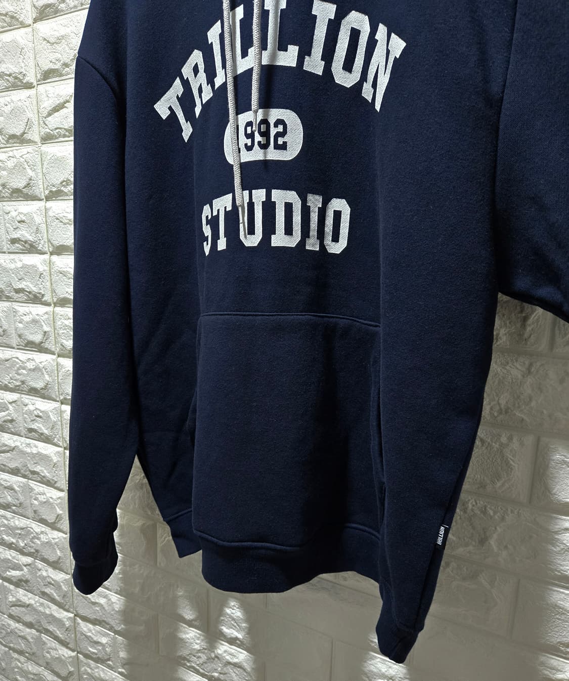 트릴리온 컬러배색 1992 그래픽 기모 후디 후드티 95~100 상품이미지6