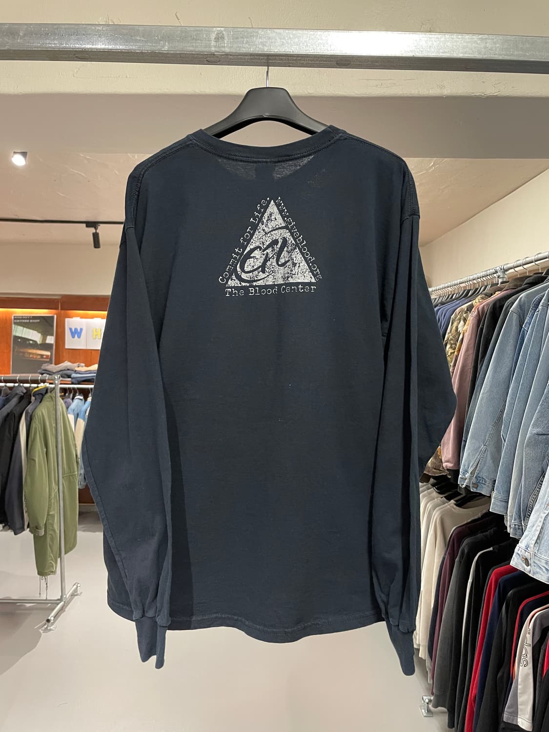 빈티지 롱슬리브 티셔츠(블랙)   상품이미지10