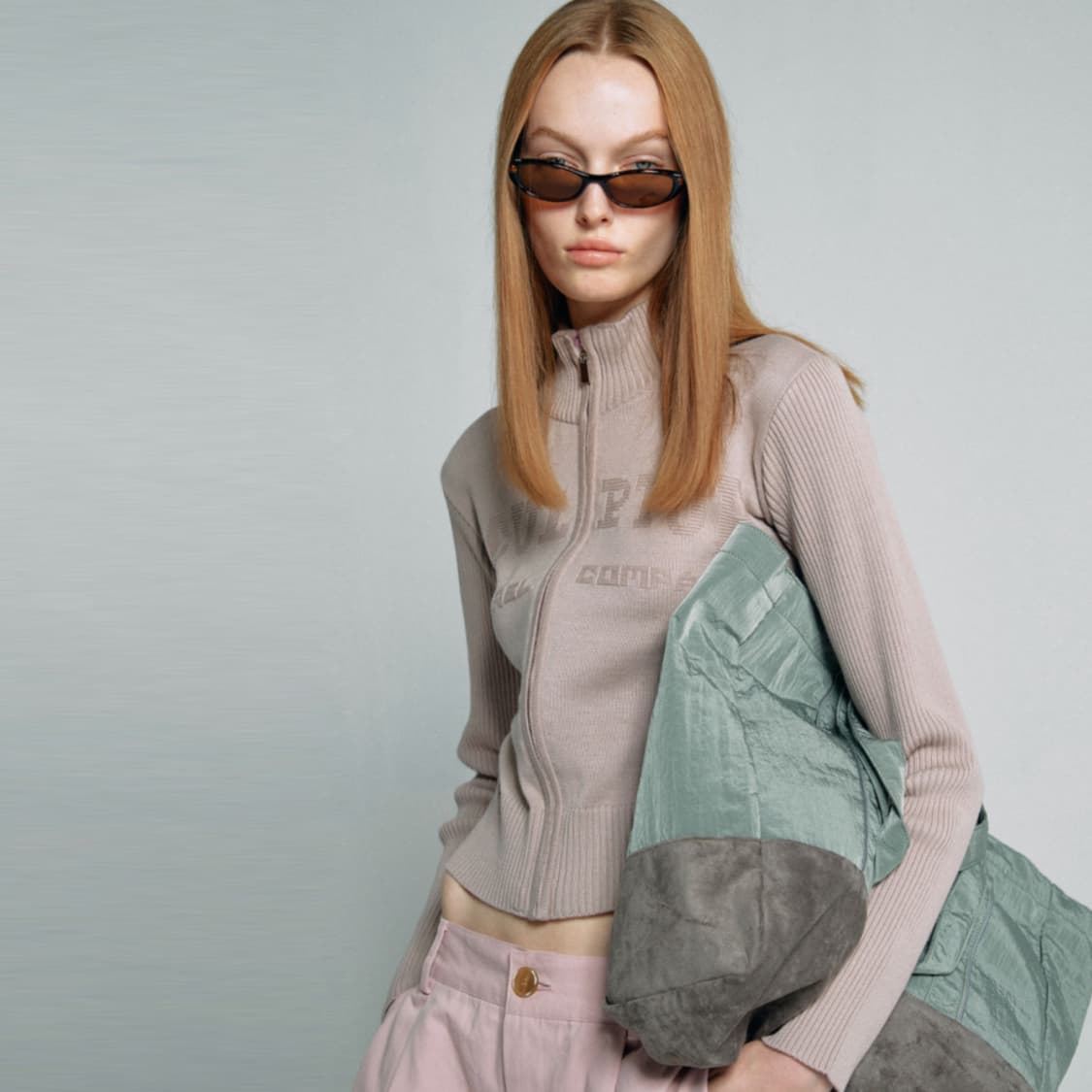 스컬프터(sculptor) 클래식 로고 집업니트 55 상품이미지2