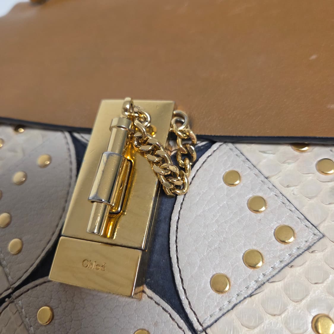 chloe 끌로에 정품 미디움 드류백 미듐 보헤미안 체인백 상품이미지6