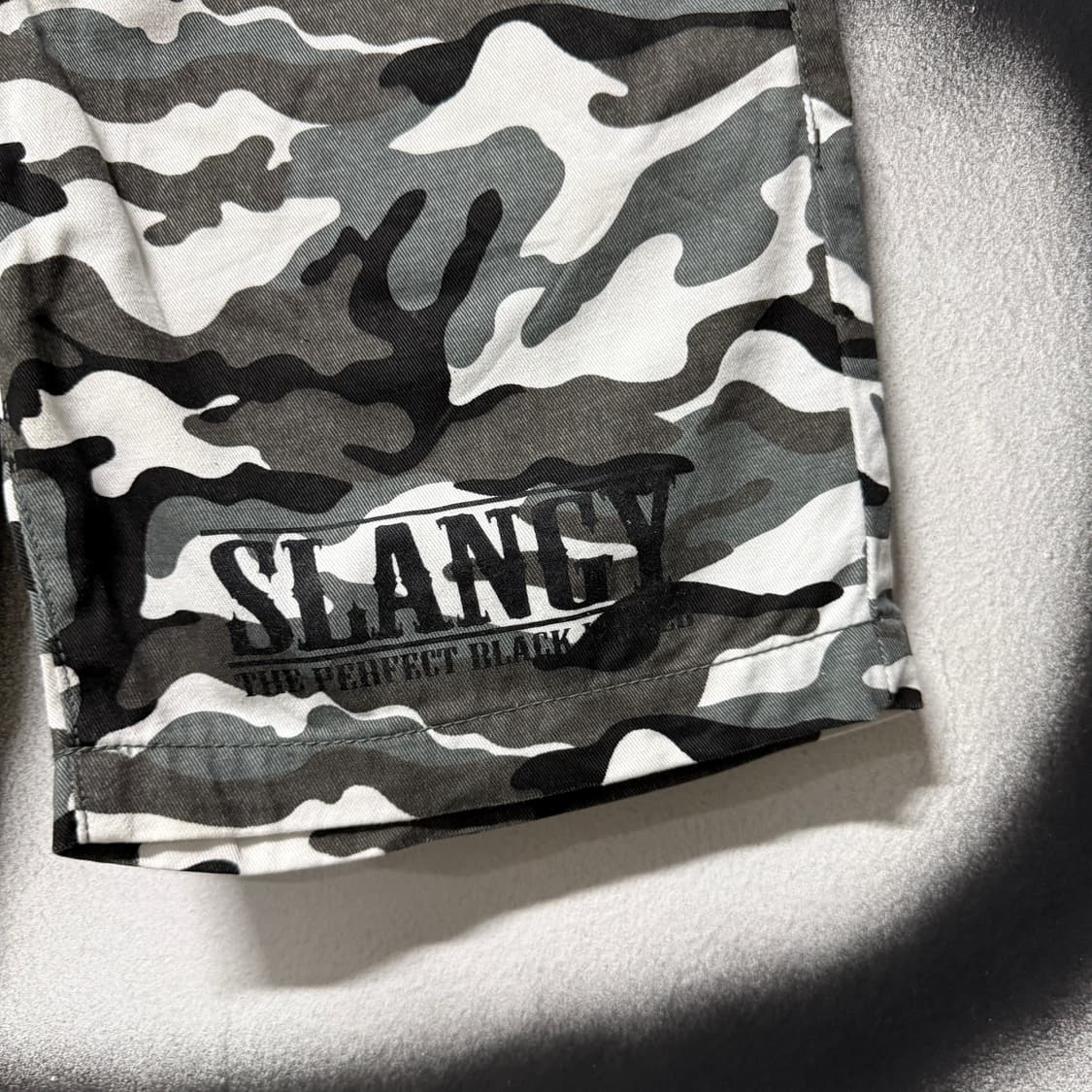 VTG 빈티지 펑크 프린팅 카모 와이드 쇼츠 팬츠 상품이미지4