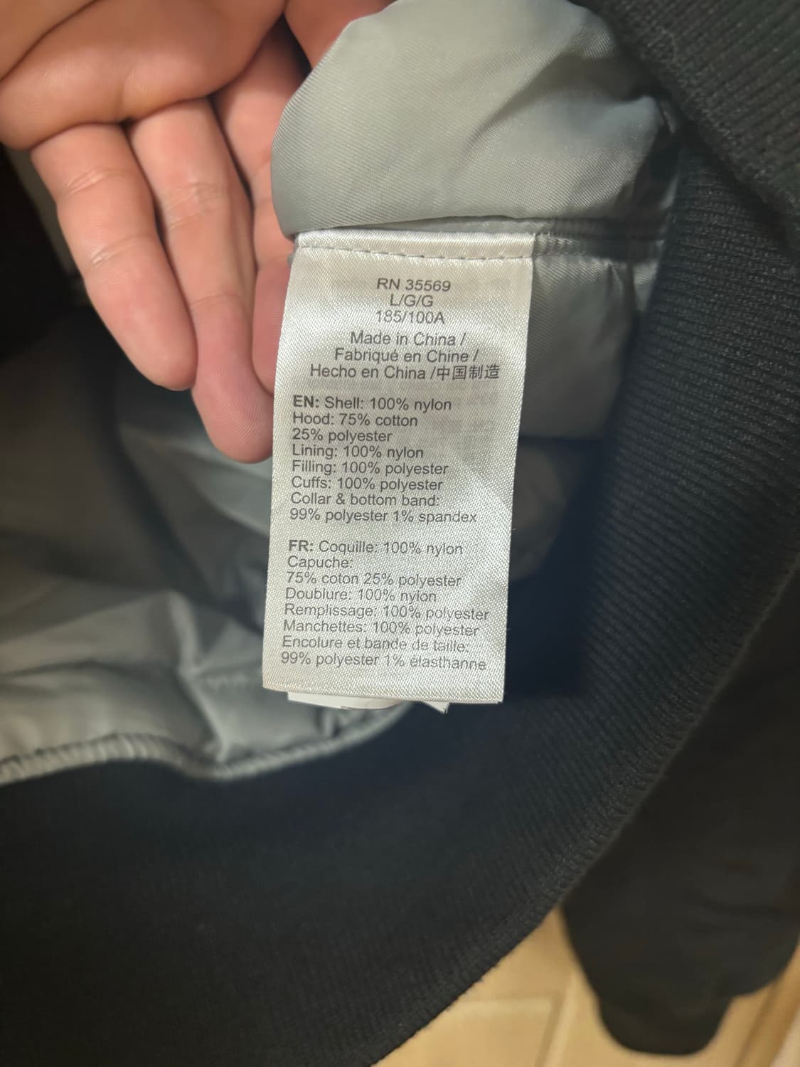 알파인더스트리 MA-1 블랙 항공점퍼 상품이미지9