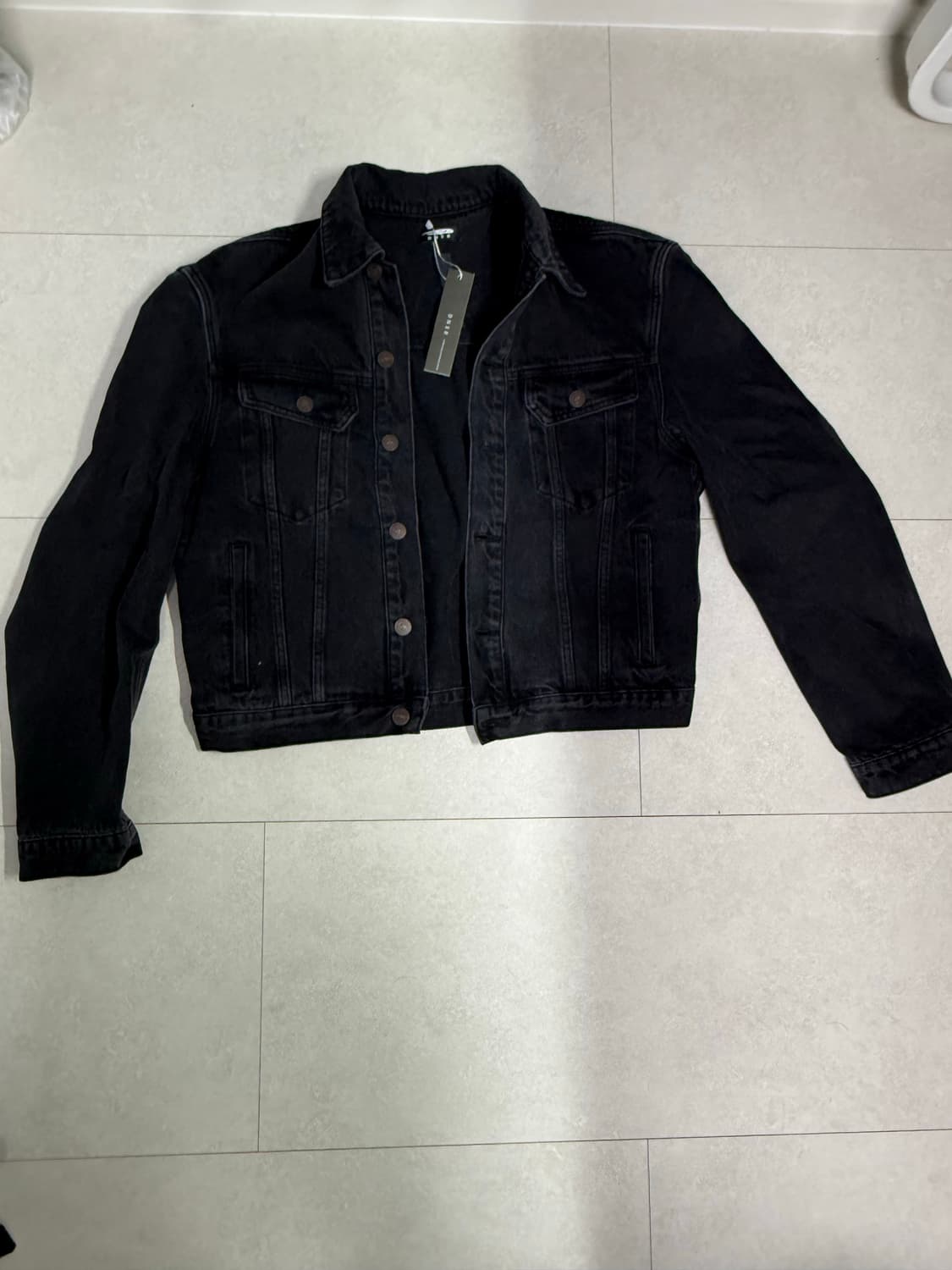 DNSR 레가시 데님 자켓 워시드 블랙 XL 상품이미지3