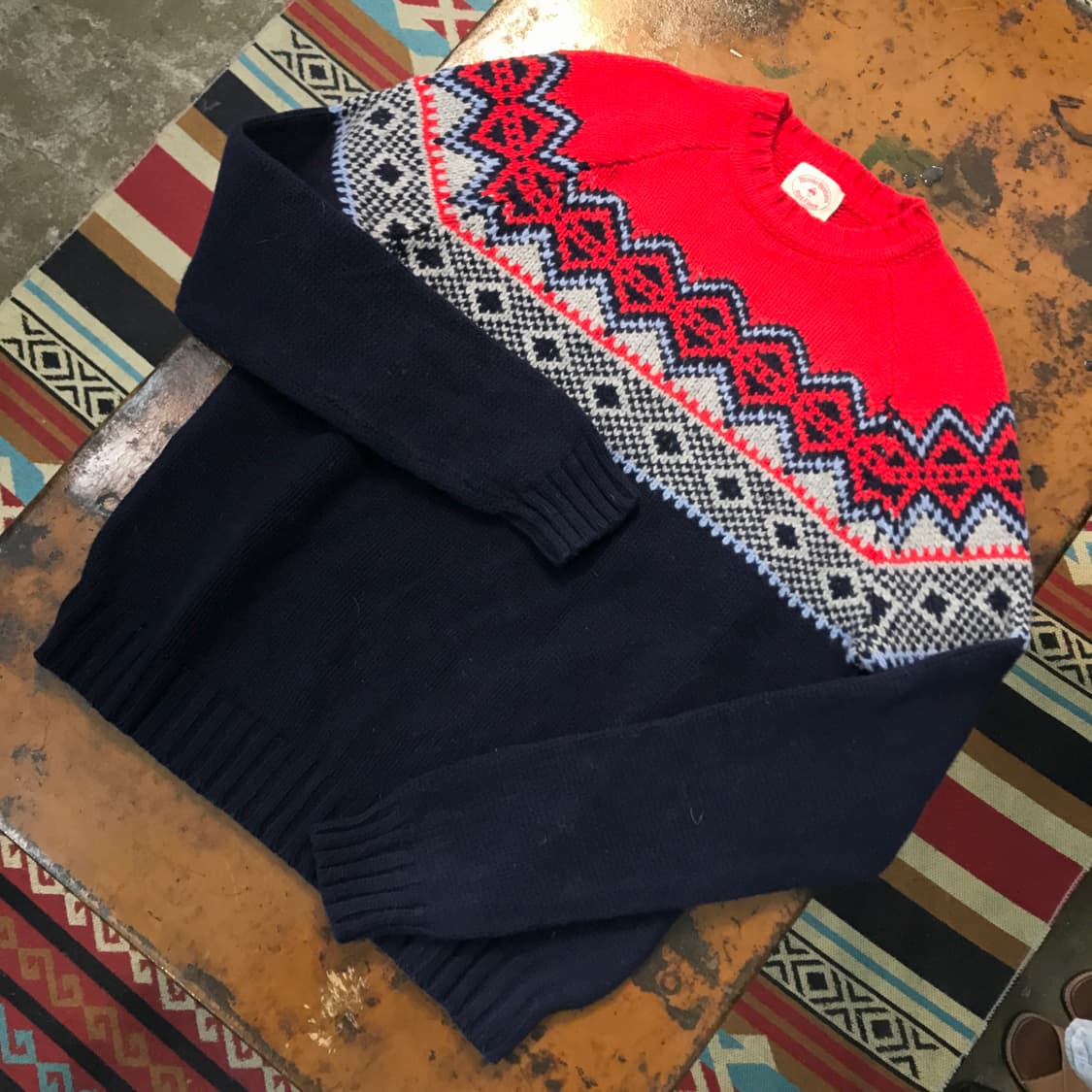 브룩스브라더스 노르딕 패턴 울 스웨터 남성 102 105 여성 프리사이즈 상품이미지2