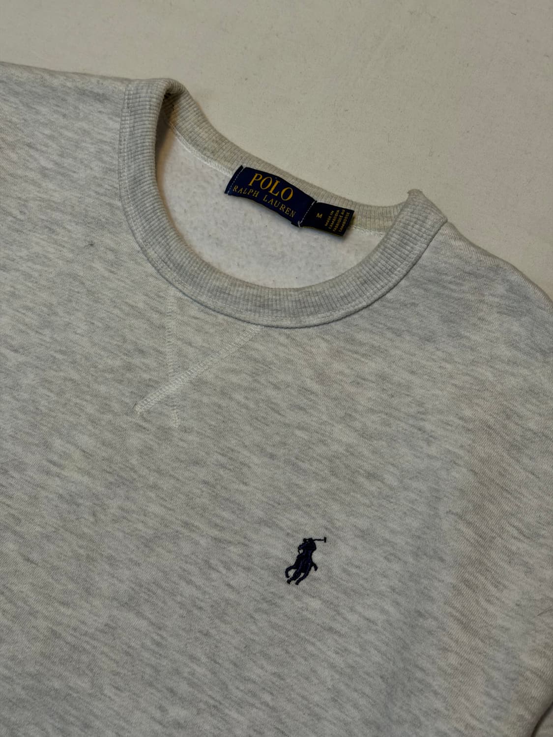 폴로 랄프로렌 맨투맨 스웻셔츠 멜란지 그레이 상품이미지2